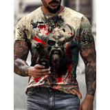 Tactics Style Men Sweatshirts & Hoodies Fashion T-shirt Printed Short Sleeve T-shirt