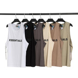 Fog Essentials Vest Fear Of God Essentials Letter Vest Men and Women Fog Couple T-shirt