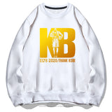 In Memory of Kobe T Shirt Men's Autumn Oversized Loose Coat Clothes