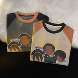 Men Short Sleeve T-shirt Summer Loose Short Sleeves T-shirt