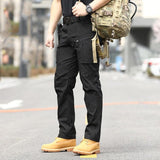 Men Stretch Work Trousers Straight Leg Pant Spring and Autumn Oversized Cargo Pants