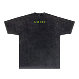 Amiri T Shirt Wash Retro Short Sleeve T-shirt