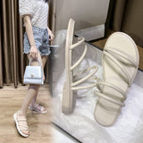 Nude Block Heel Sandals