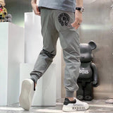 CHH Chrome Heart CHH Spring/Summer Stitching Embroidered Casual Trousers for Men and Women