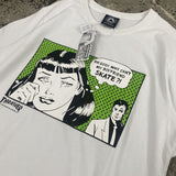 Thrasher T Shirt Summer Flame Loose Painting Printed T-shirt Man