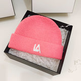 Dogers Winter Hat Fashion Letters Woolen Cap Female Autumn and Winter Leisure
