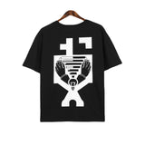 Cavempt Ce Life Cav @ Empt Hanger Printing Male and Female Couple Short Sleeve