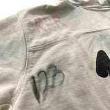 Rrr123 Hoodie Joint Name Fog Loose Hooded Sweater Distressed Contrast Color