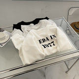 Harvard Sweatshirt 1977 Printed Pullover round Neck Fleece-Lined Sweater