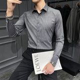 Men Shirts Long Sleeve Shirt