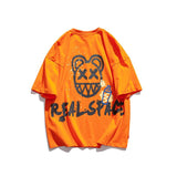 Men's T Shirt Summer Casual Tops Men's Summer Fashion Brand Large Printed Loose Short Sleeve T-shirt Men's and Women's Neutral Fashion Short Sleeve