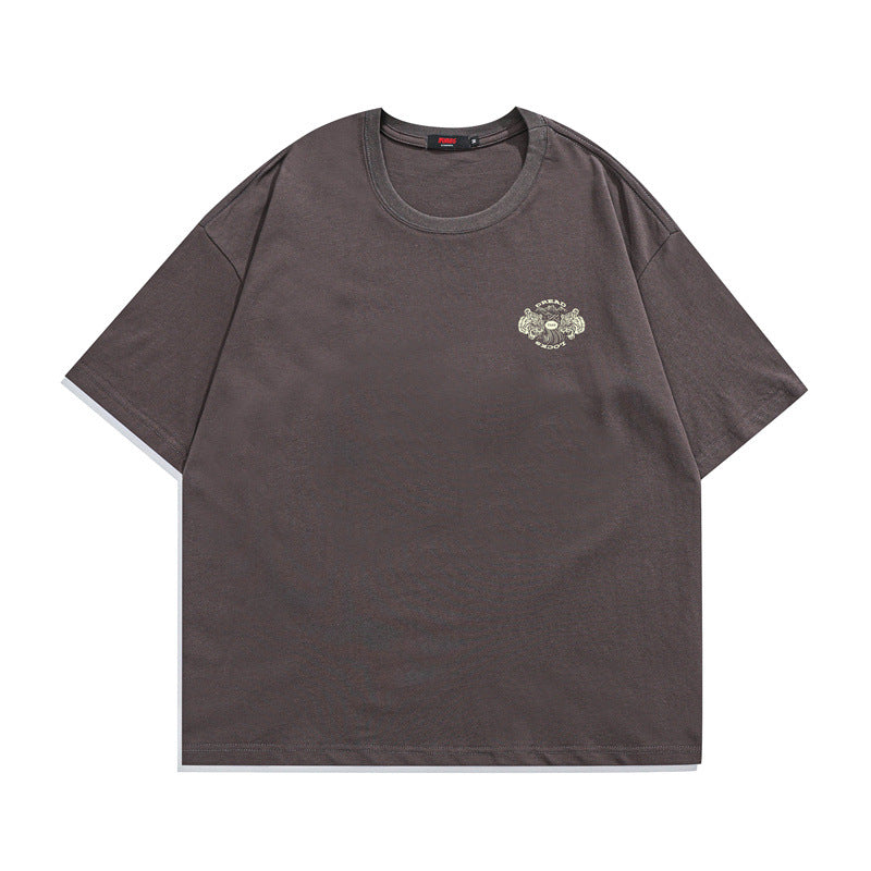 2022 Summer Man Outfits Printed Short Sleeve