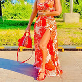 Mariah Carey See Through Dress Sexy Dress Tube Top Split Sleeveless Long Dress