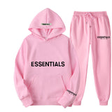 Fear Of God Fog Essentials Hoodie & Sweatpant 2 Piece Set For Men And Women