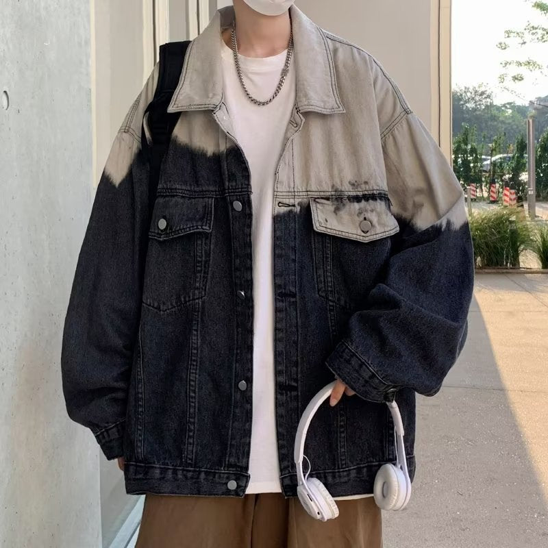 Denim Shirts Denim Jacket Men's Spring and Autumn Workwear Jacket