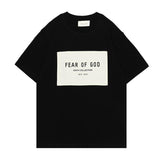 Fog T Shirt Spring/Summer Loose Women's ShortSleeved Men's Tshirt Fear Of God