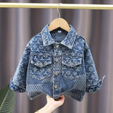 Toddler Boys Jackets Boys' Denim Jacket Spring and Autumn Clothing