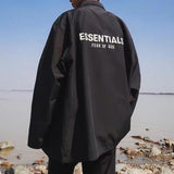 Fog Essentials Jacket Fear Of God Fog Essentials Nylon Reflective Jacket Outdoor Jacket Coat Men and Women