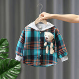 Toddler Boys Sweater Boys' Children's Clothing with Hat Lining