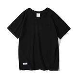 Men's T-shirt Summer Men's Short-Sleeved T-shirt Cotton round Neck Loose Cartoon Backpack Puppy Anime Print Top Tee