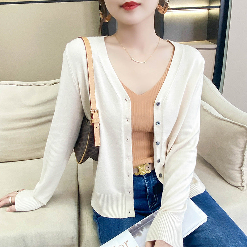 Beth Dutton Outfits Autumn and Winter Small Shawl Knitted Cardigan Coat for Women