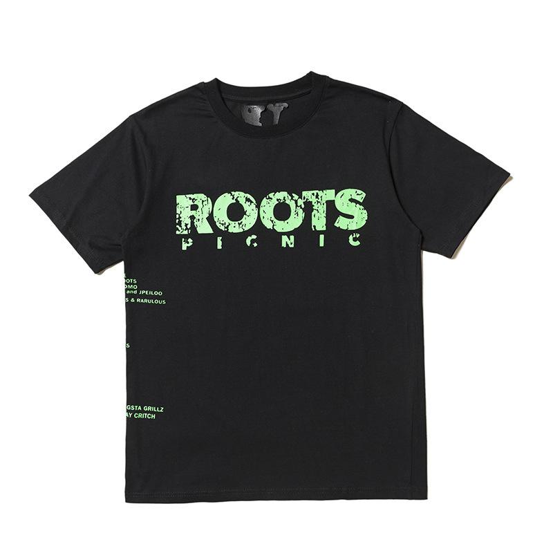 Vlone Hip Hop Short Sleeve Tshirt Men and Women Casual Tshirt