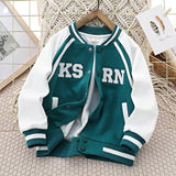 Children Baseball Jacket Baseball Uniform Fall Jacket Casual