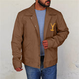 John Dutton Jacket Loose Retro Jacket Casual Jacket Men's Huangshi Printed Jacket