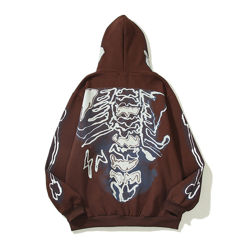 Skull Hoodie Travis Scott 3D Sweater Printed Skull Hoodie