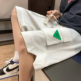 Men Shorts Waffle Retro Thin Oversized Track Pants