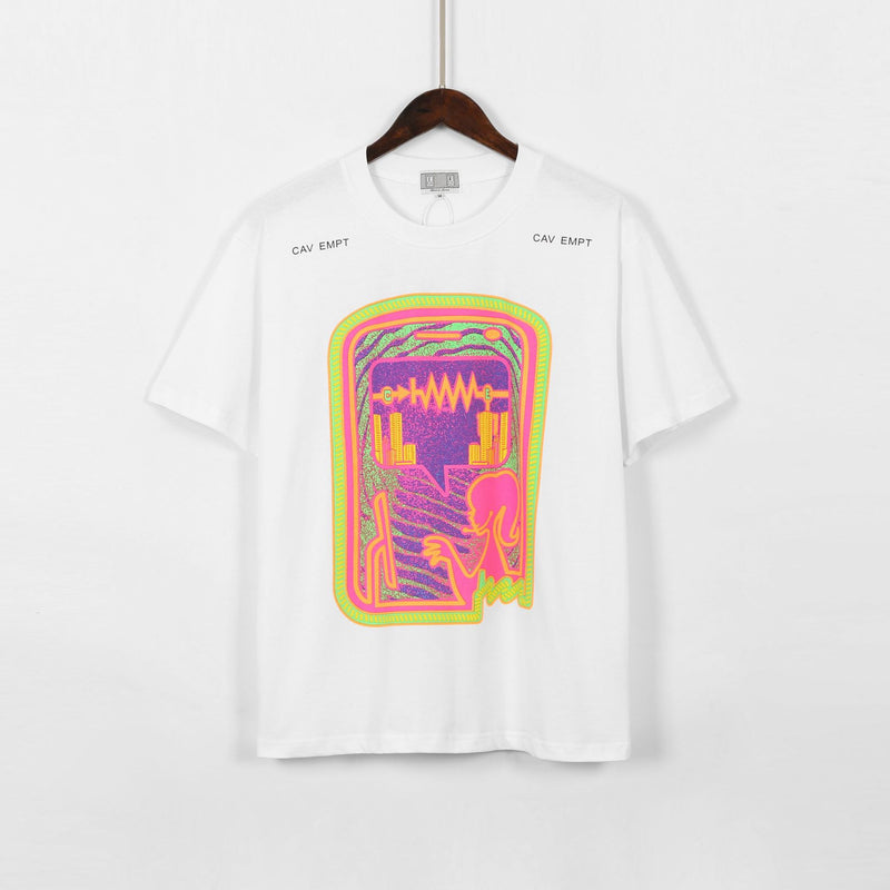 Cavempt Ce Life Cav @ Empt Girl Fashion Brand Printing Men's and Women's T-shirt Short Sleeve