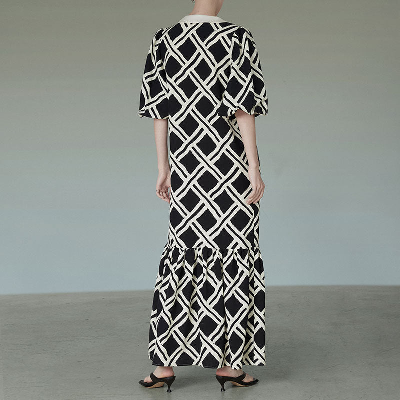 Black and White Dress Black and White Plaid Dress