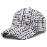 Vintage Check Baseball Cap