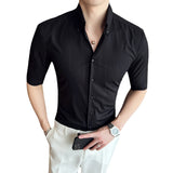 Men Shirts V-neck Shirt