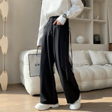 Men Suit Pants High Waist Drooping Spring and Autumn Casual Trousers