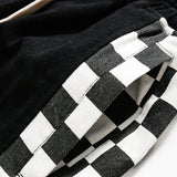 Men Shorts Plaid Printed Straight Shorts