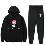 Black Rose Hoodie Qi Mu Nan Xiong's Disaster Anime Leisure Loose-Fitting Hoodie