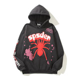 Kanye Hoodie Autumn and Winter Spider Printed Hoodie