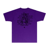 Amiri T Shirt Fashion Brand Short Sleeve T-shirt Shirt