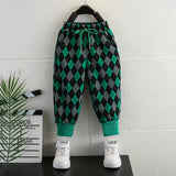 Toddler Boys Sweater Boys' Suit Spring and Autumn Two Piece Set