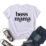 Boy Mama T Shirt Mama Printed Short Sleeve T-shirt
