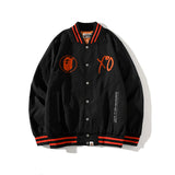 BAPE Varsity Jacket Winter Clothing Thickened Cotton Clothing Sports Embroidery Jacket