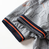 Children Boy Polo Shirts Children T-shirt Summer V-neck Short Sleeve T-shirt Short Sleeve