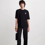 Off White T Shirts Handslogo Simple Version for Men and Women Same Type T-shirt