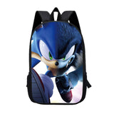 Sonic Backpack Sonic School Bag for Elementary School Students Cartoon Backpack