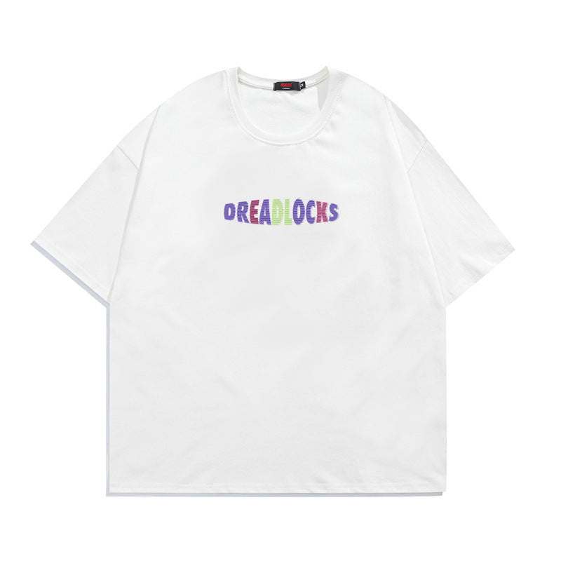 2022 Summer Man Outfits Printed Crew Neck T-shirt