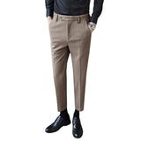 Men Trousers Business Slim Casual Pants