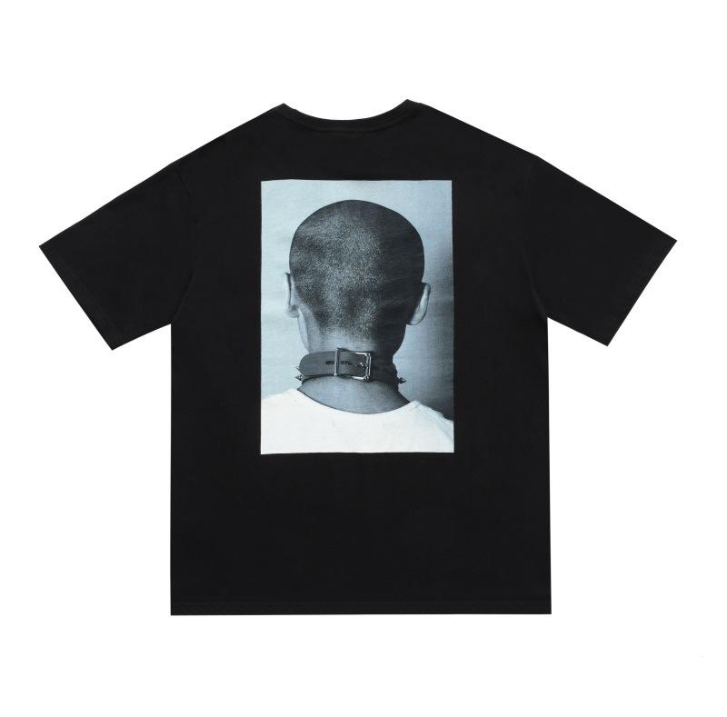 Fog Essentials Tshirts Fashion Brand Fear Of God Essentials Double-Line Men's and Women's BF Loose Character Printed Short-Sleeved T-shirt