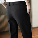 Men Trousers Straight Casual Pants Men's Trousers