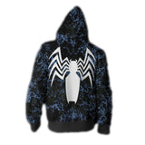 Carnage Hoodie Printed Full-Zip Cardigan